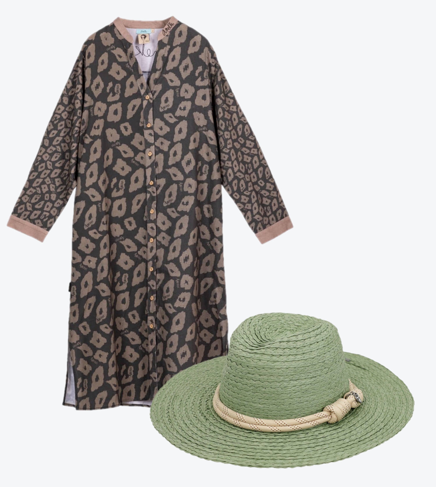 Anekke set Amazonia klobúk + šaty